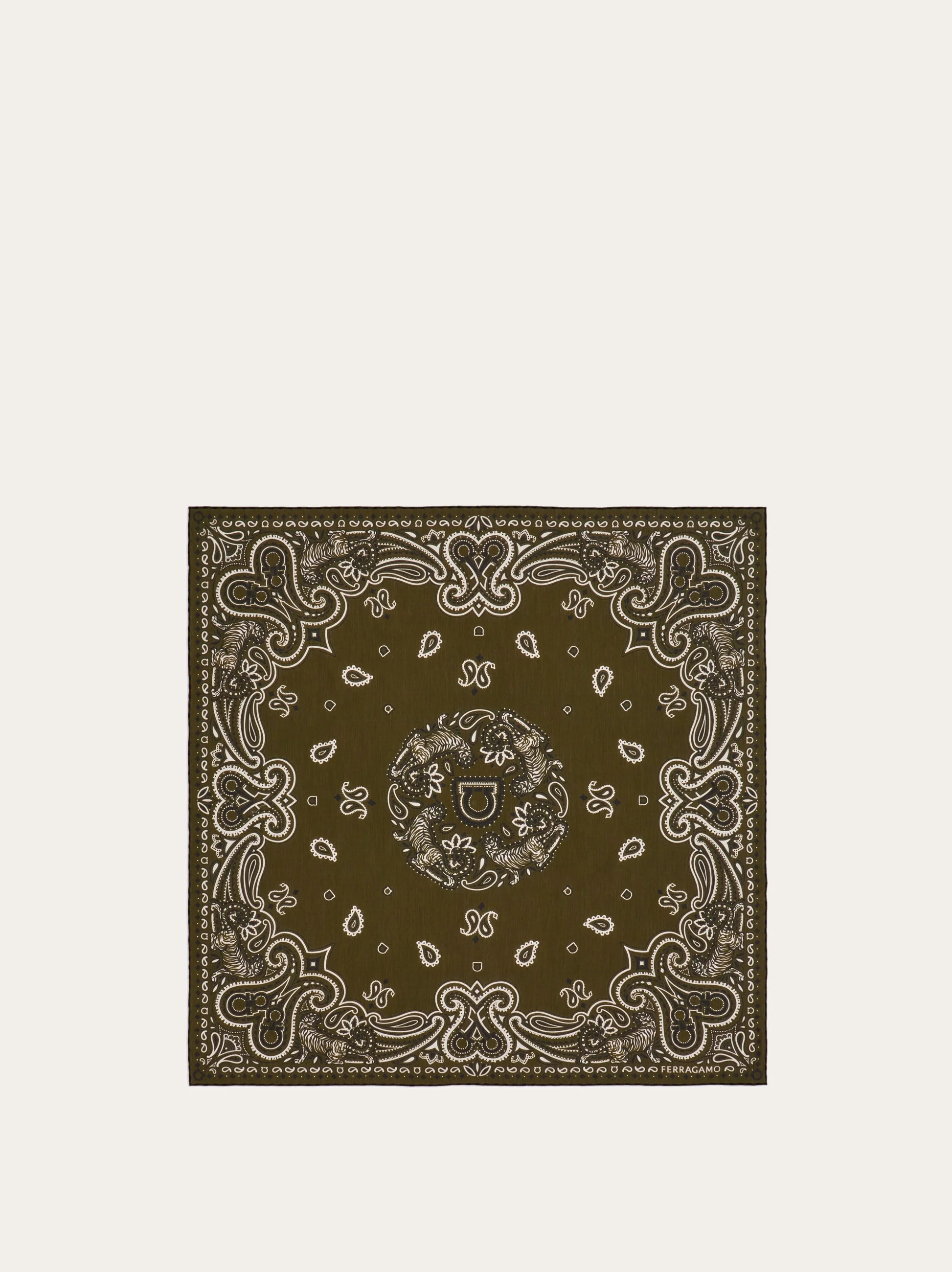 Arabesque print bandana - 1