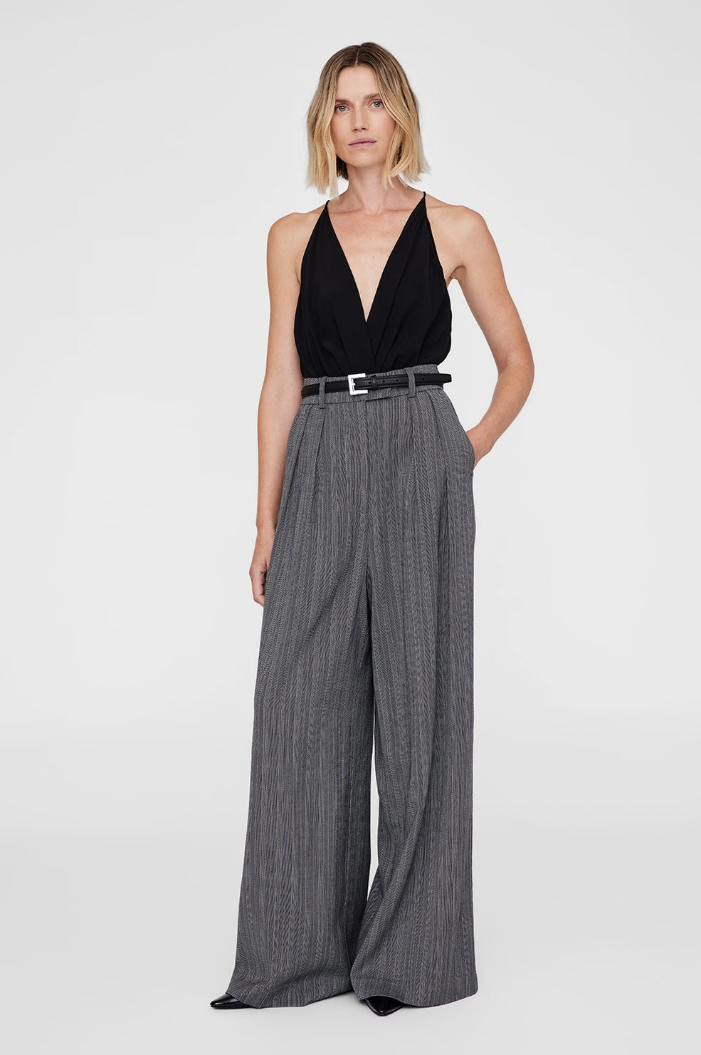 Nicola Belt - Black With Silver - 2