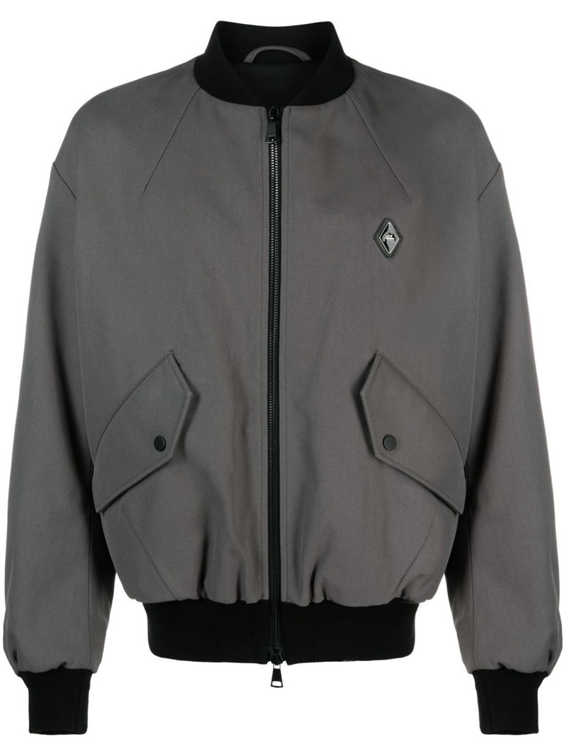 panelled 면 bomber 재킷 1