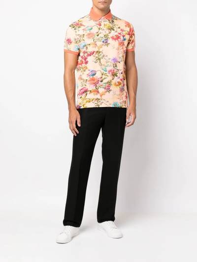 Etro floral short-sleeve polo shirt outlook