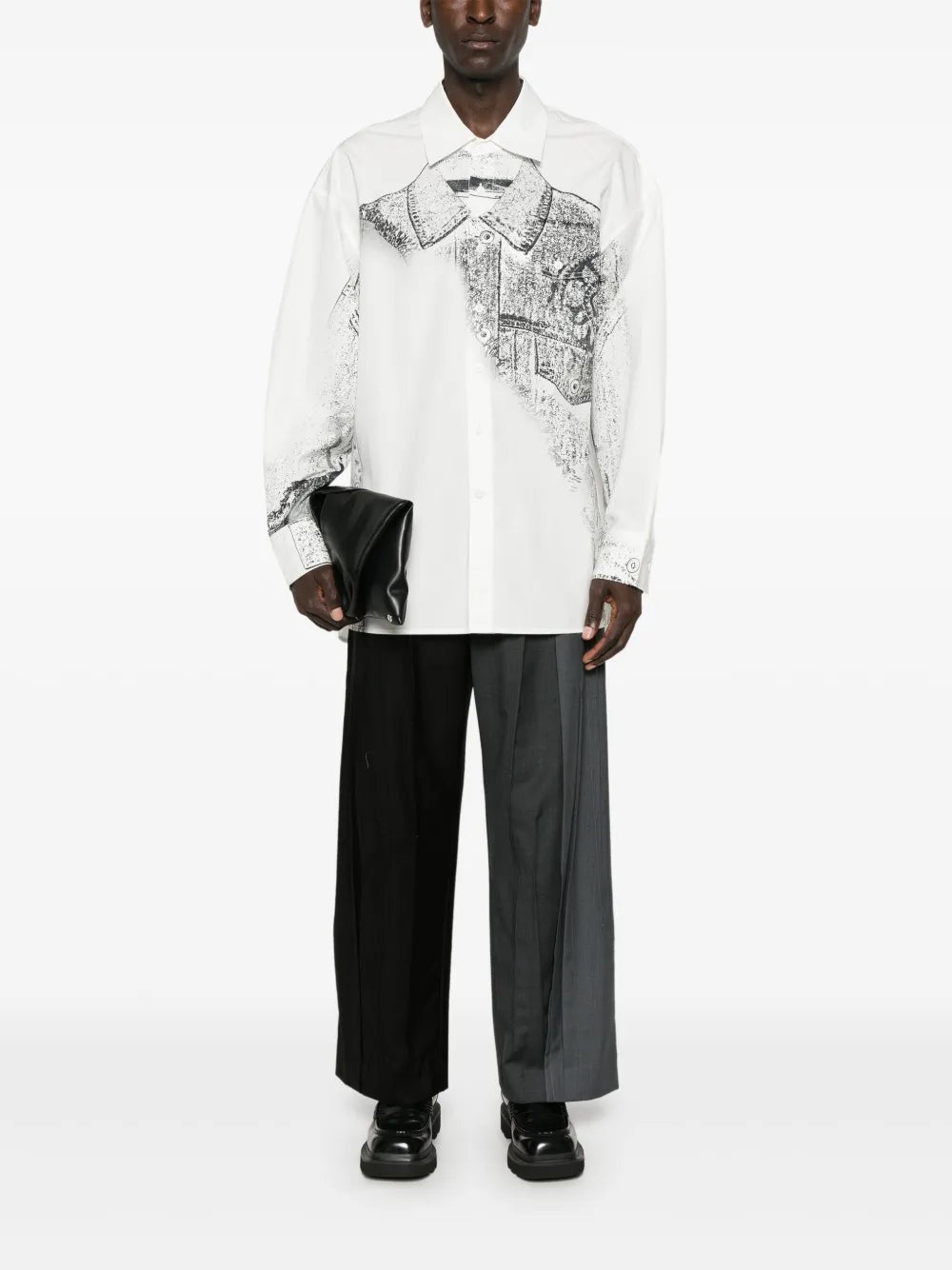 TROMPE L'OEIL-PRINT SHIRT - 2