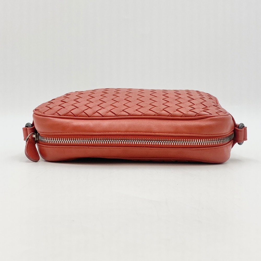 Bottega - Bottega Veneta Orange Square Crossbody Bag - 5