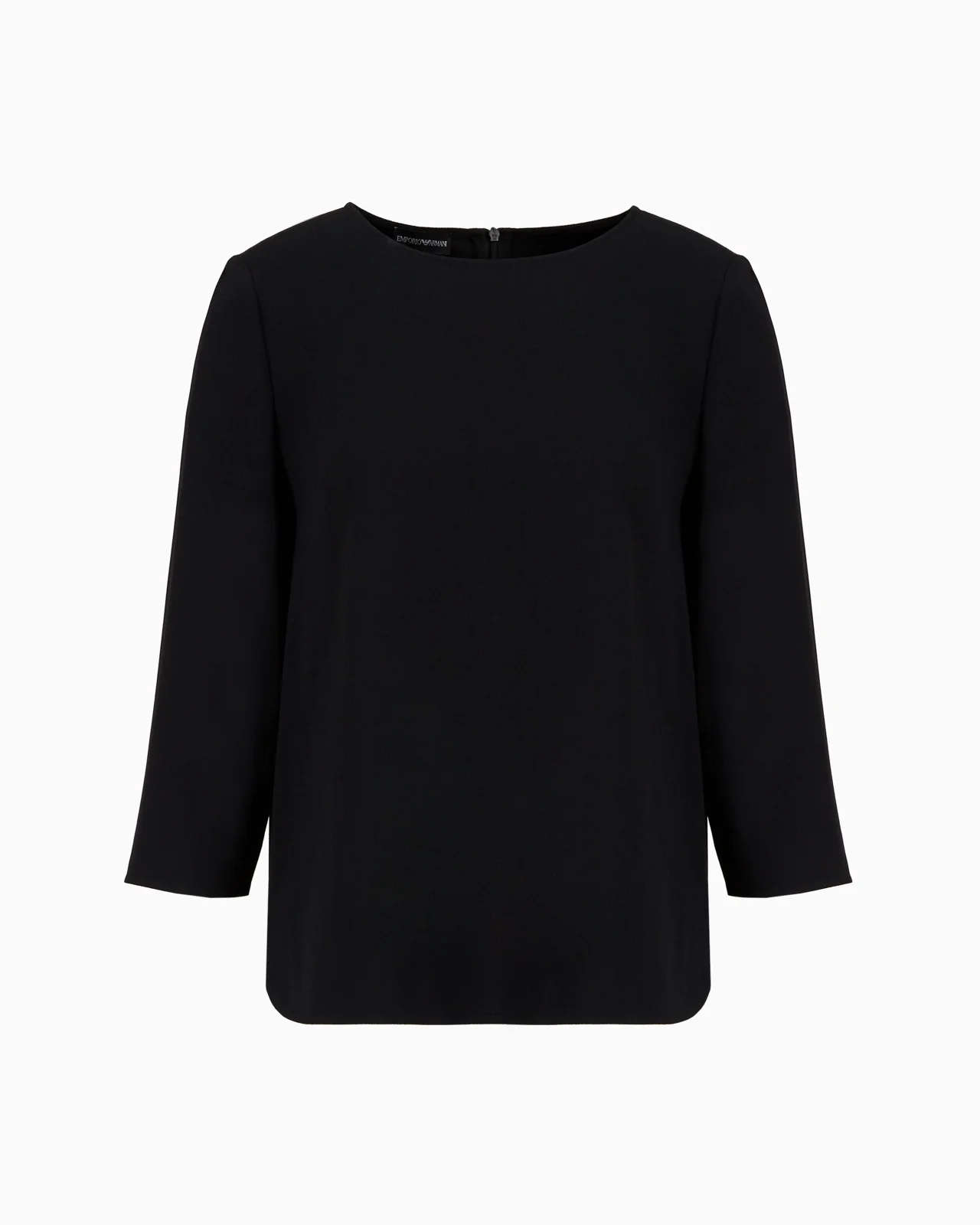 Envers-satin blouse with 3/4 sleeves - 1