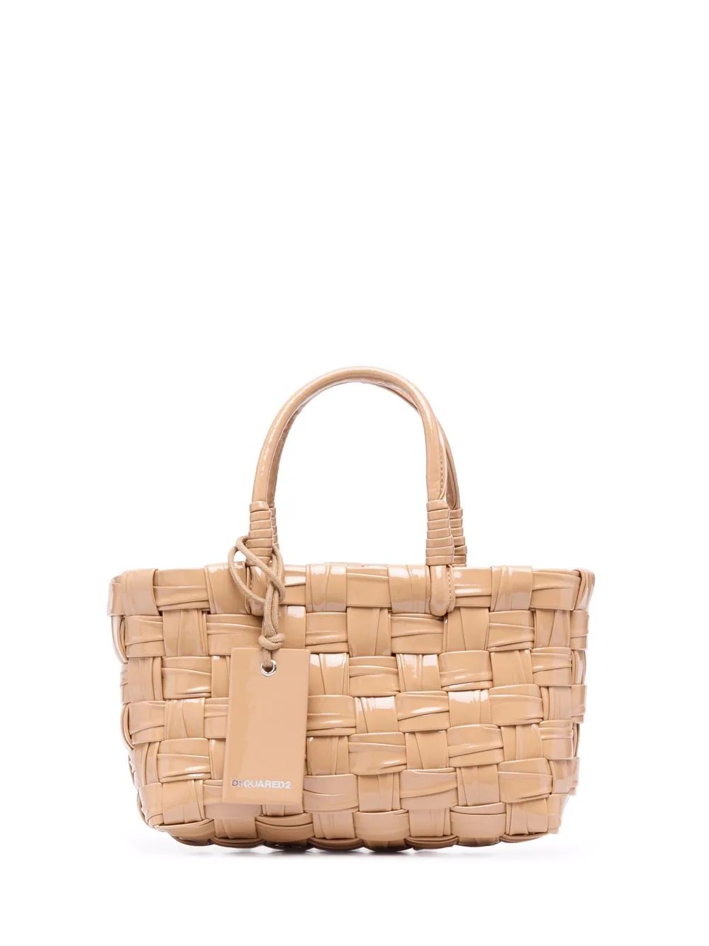 patent woven tote bag - 1