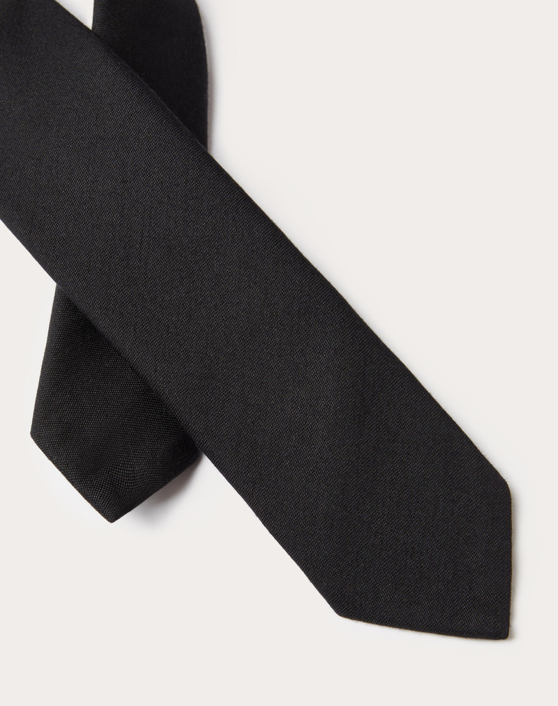 VALENTIE WOOL AND SILK TIE WITH METAL STUD APPLICATION_ ONLINE EXCLUSIVE 4