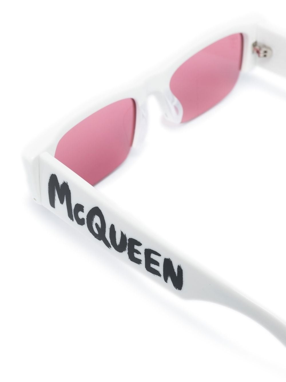 logo-print detail sunglasses - 3