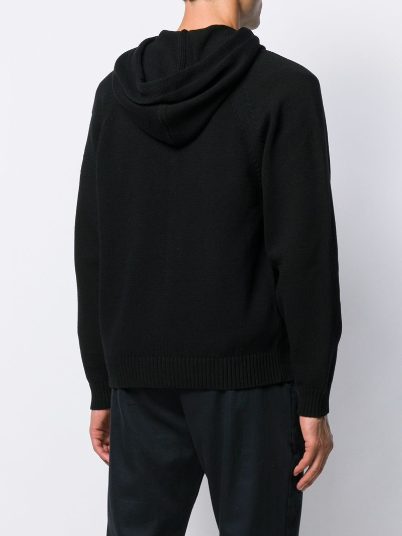 intarsia knit logo hoodie 4