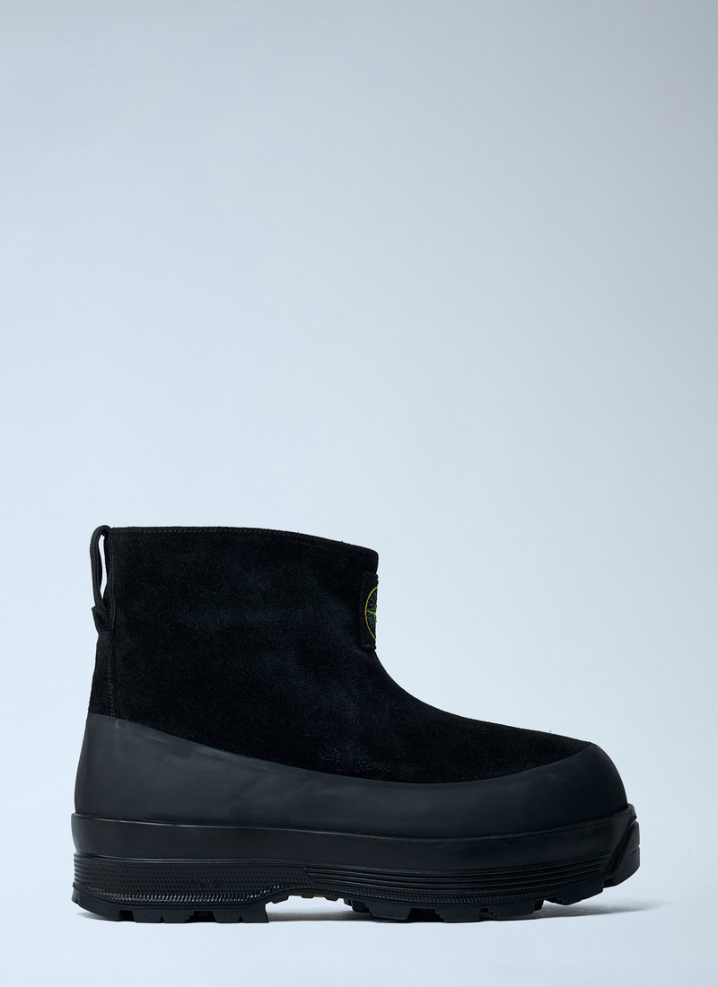 Stone Island Men Suede Logo Patch Boots - 1