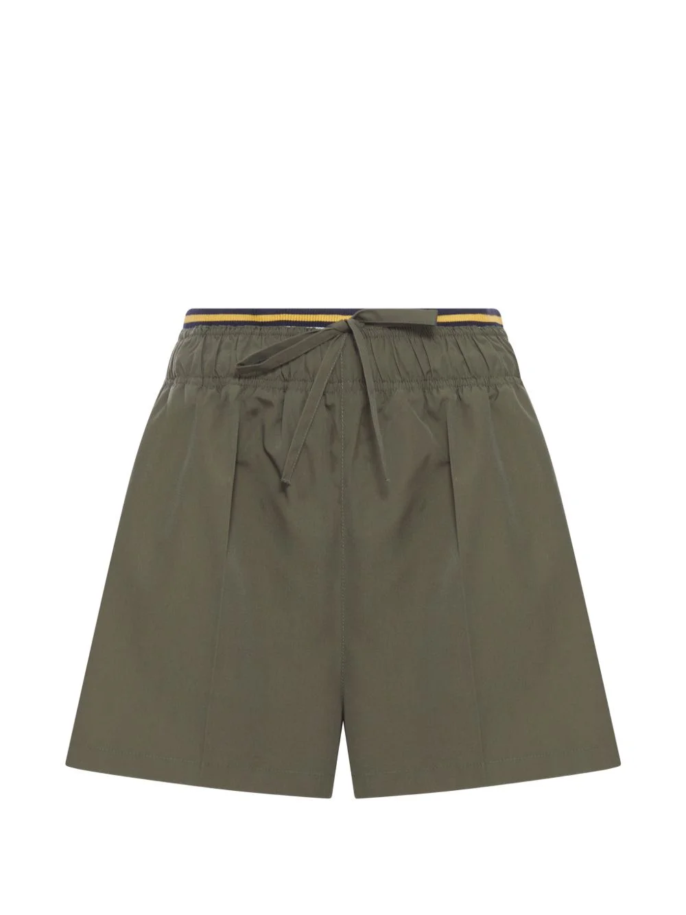 drawstring waistband shorts - 1