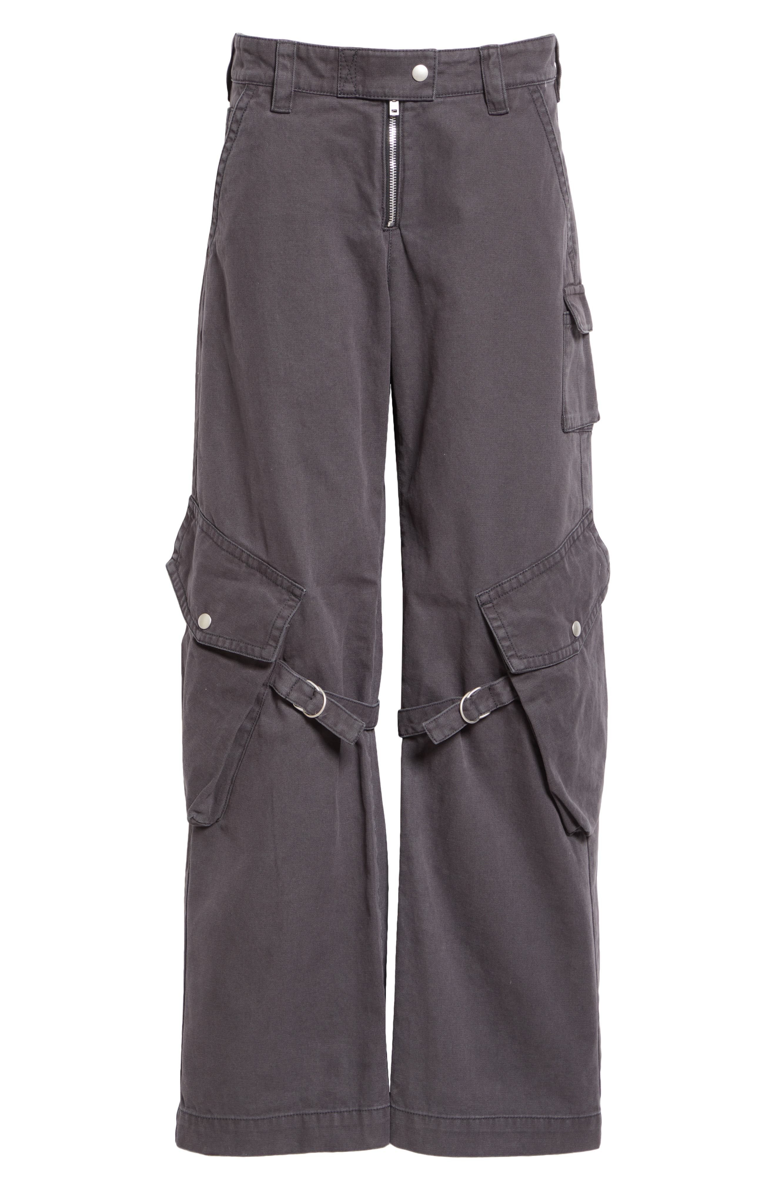 Potinal Cotton Canvas Cargo Pants - 6