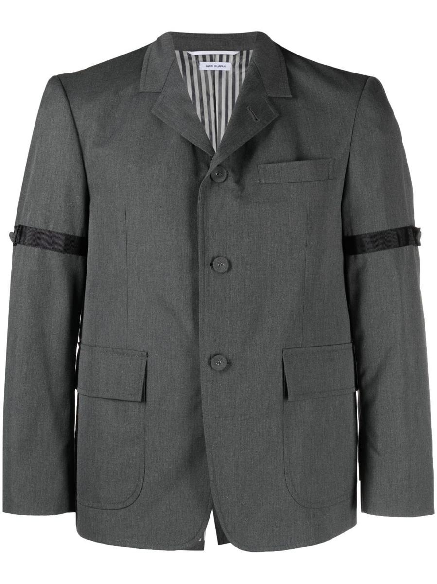 【送料&関税込】Thom Browne Unstructured Straight Fit S/c W/ Thom Browne Thom Browne THOM BROWNE UNSTRUCTURED STRAIGHT