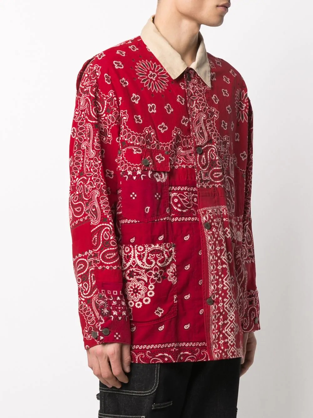 paisley print shirt - 3