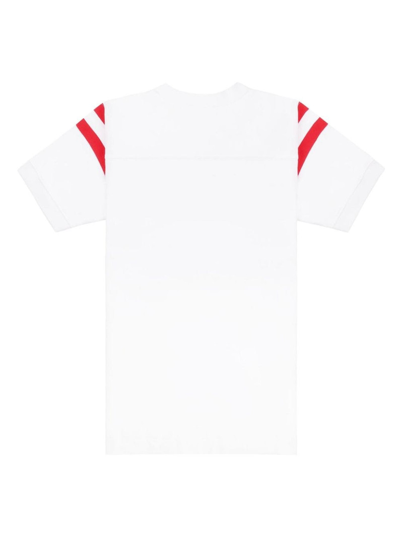 Sporty & Rich Serif Logo Football T-shirt outlook