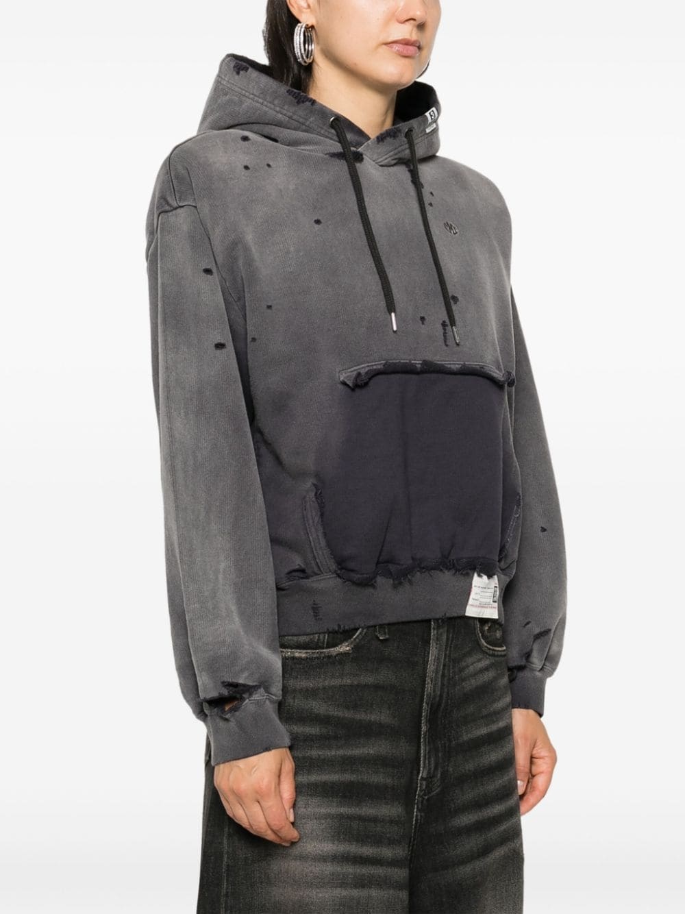 distressed hoodie - 3