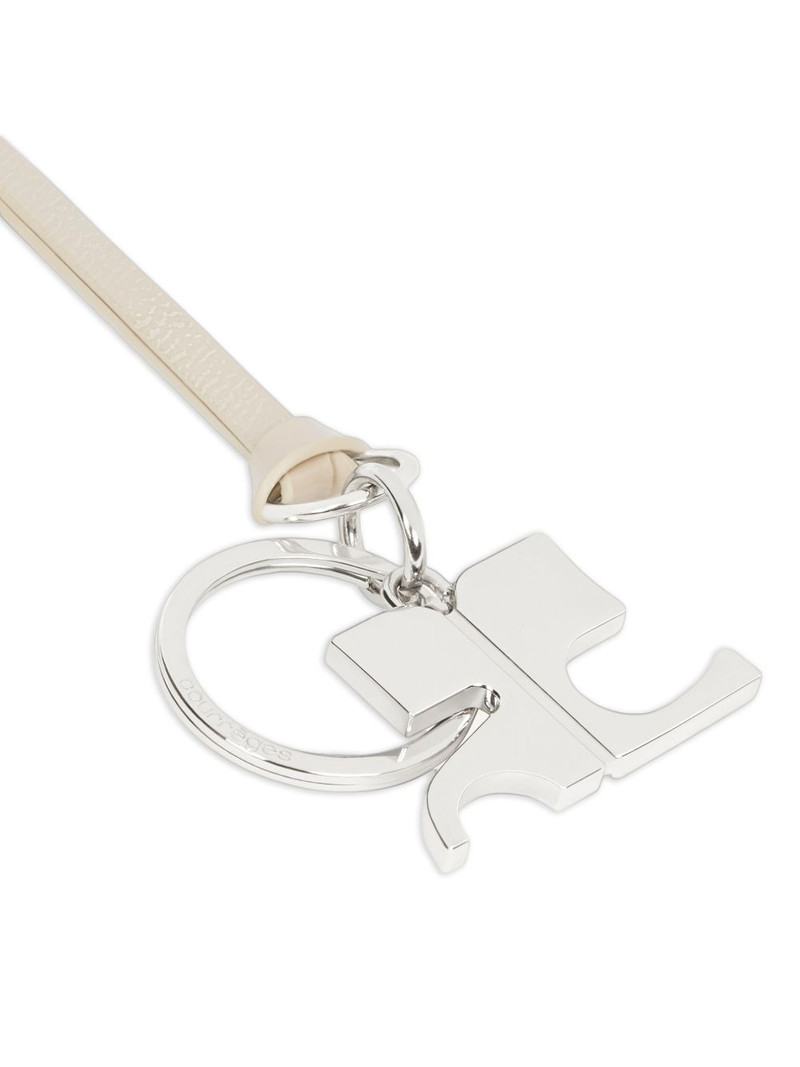 courrèges logo charm keyring outlook