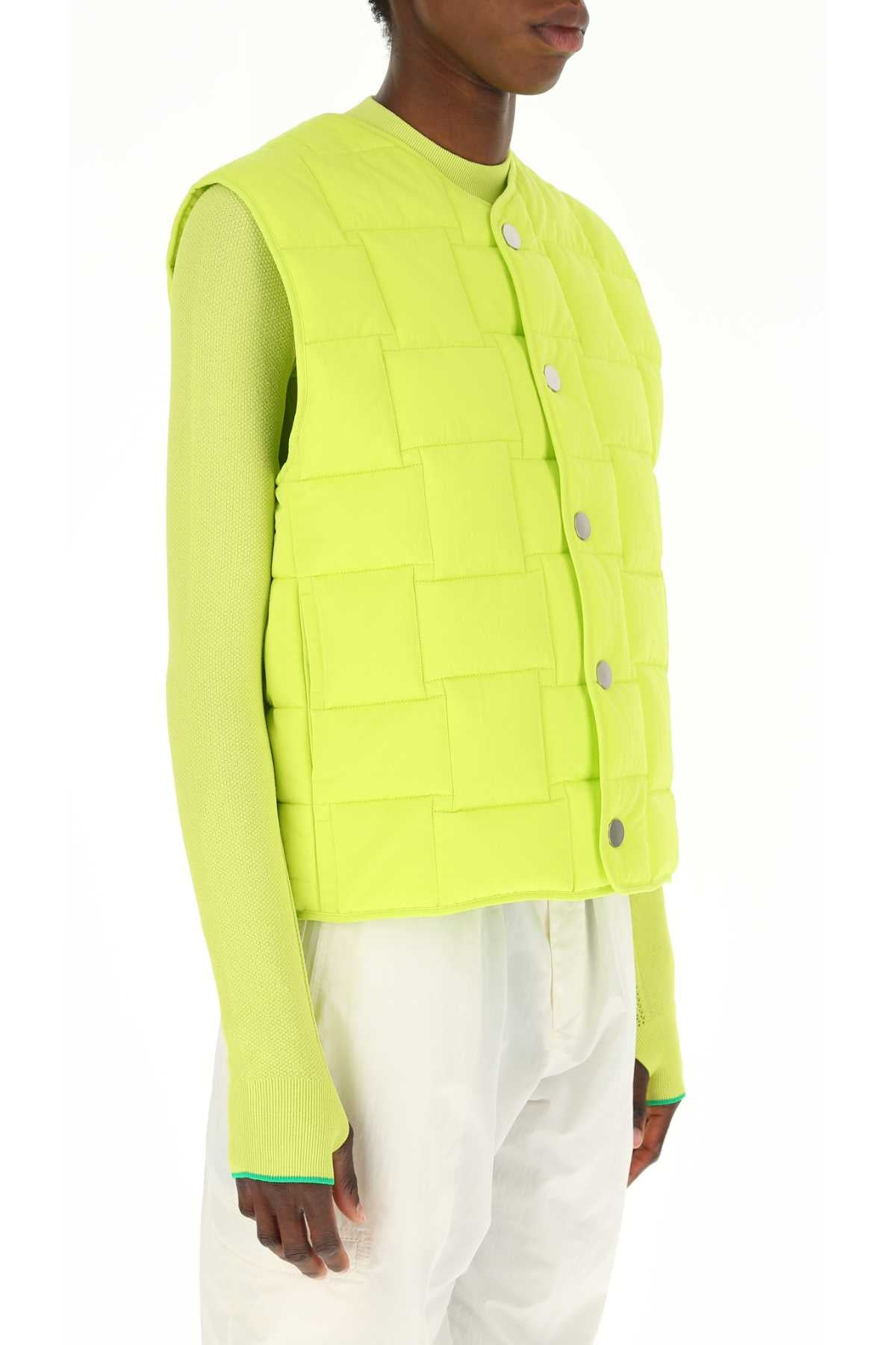 Bottega Veneta Women Acid Green Nylon Padded Vest - 3