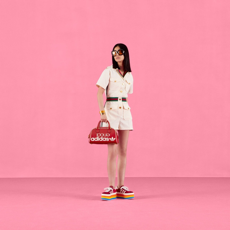 GUCCI adidas x Gucci short jumpsuit outlook