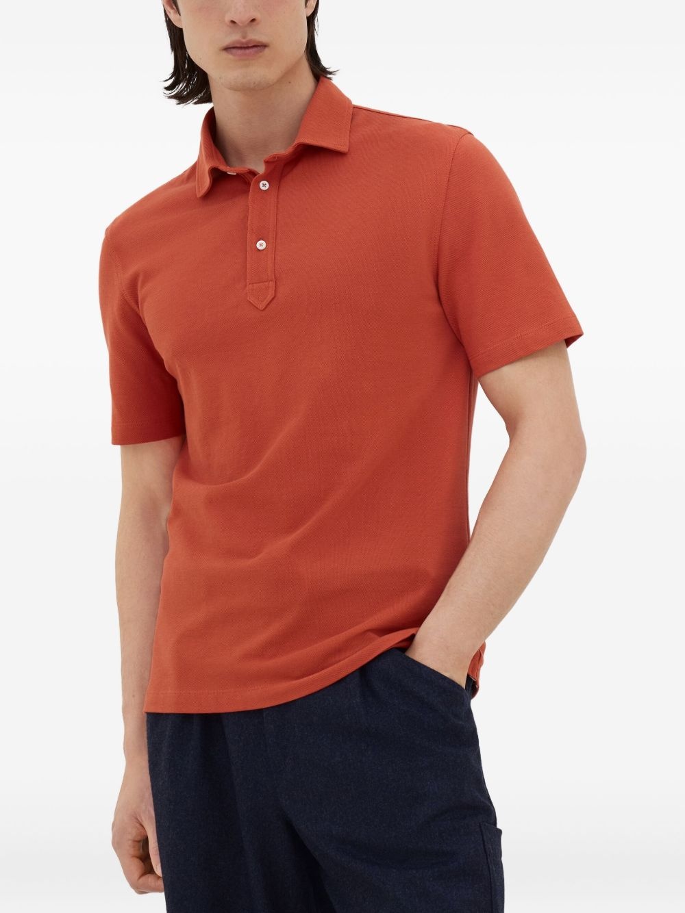 cotton polo shirt - 3