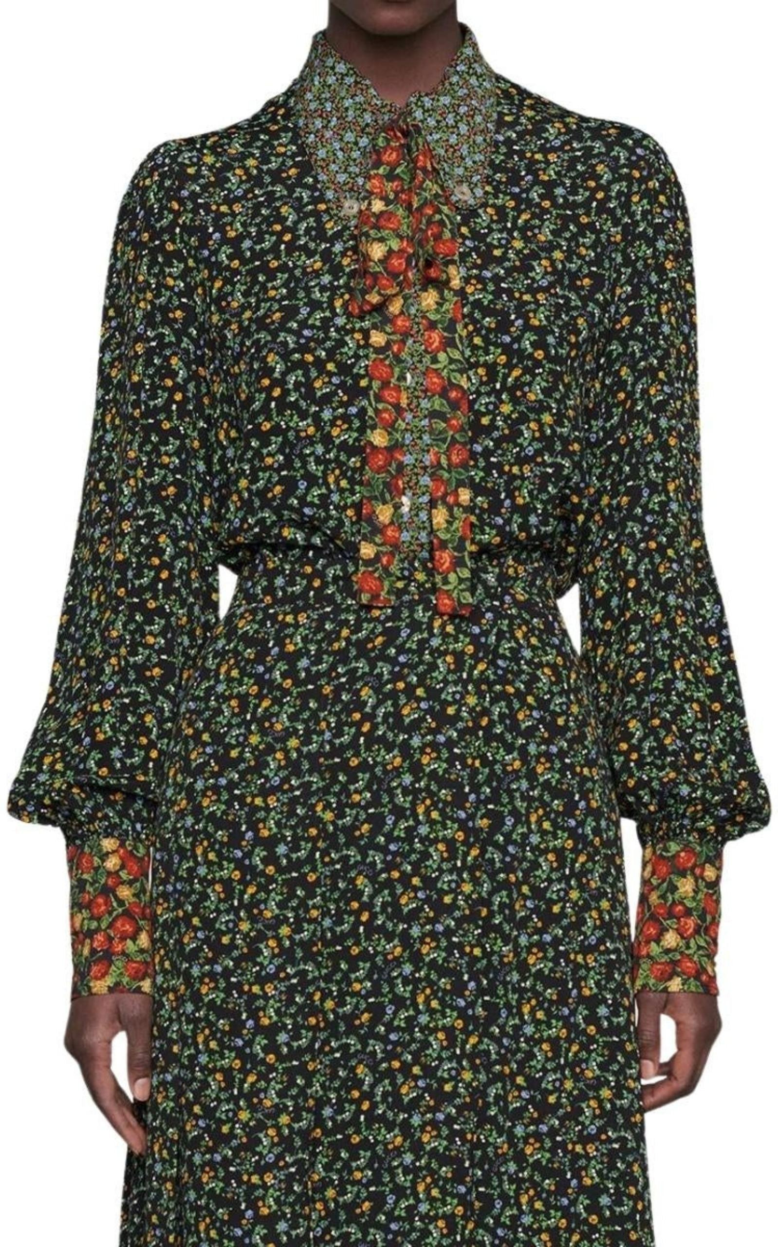 Liberty Floral Bow Detail Shirt - 2