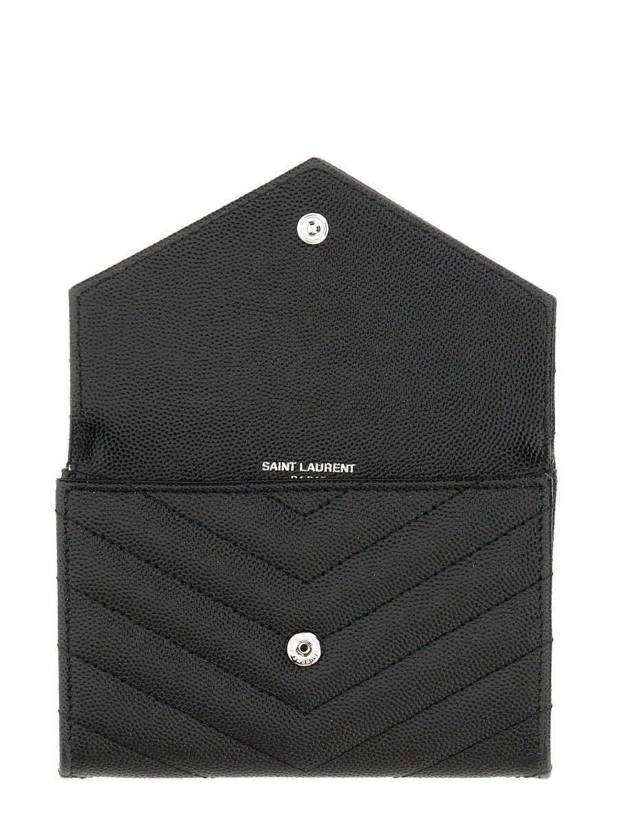 Saint Laurent Women Portafoglio Envelope Cassandre Small - 4