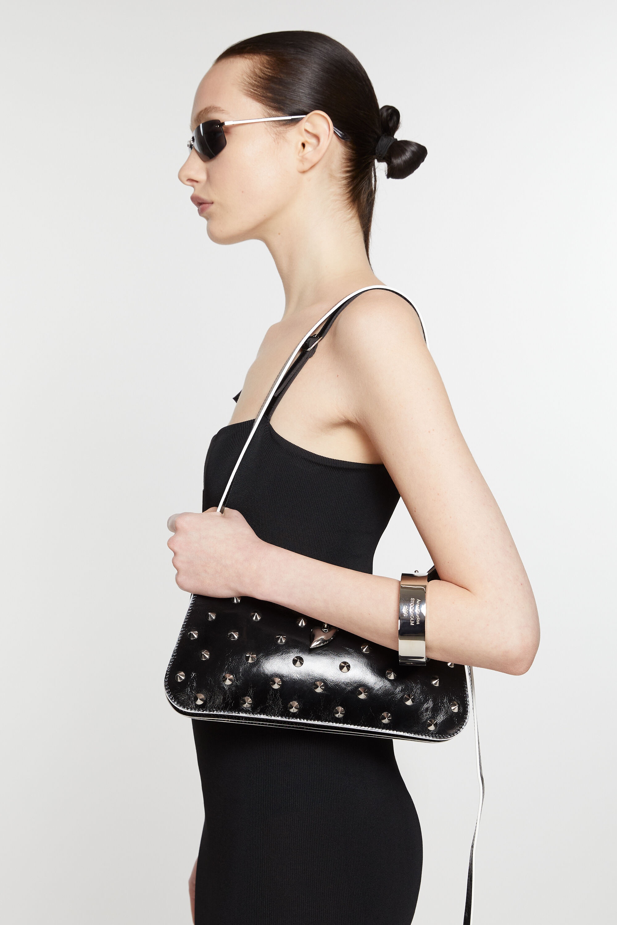 Platt mini shoulder bag - Black - 3
