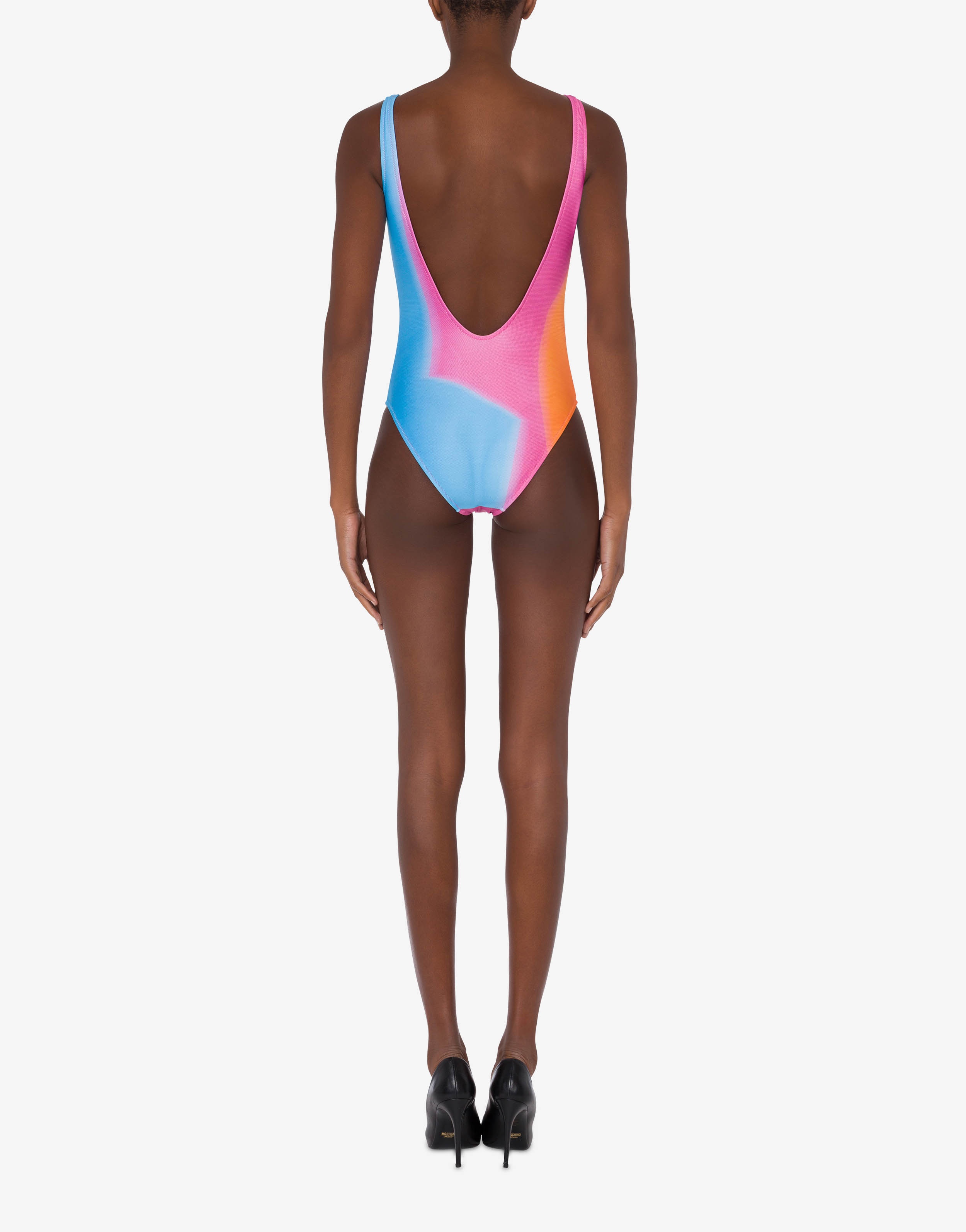 PROJECTION PRINT ONE-PIECE SWIMSUIT - 3