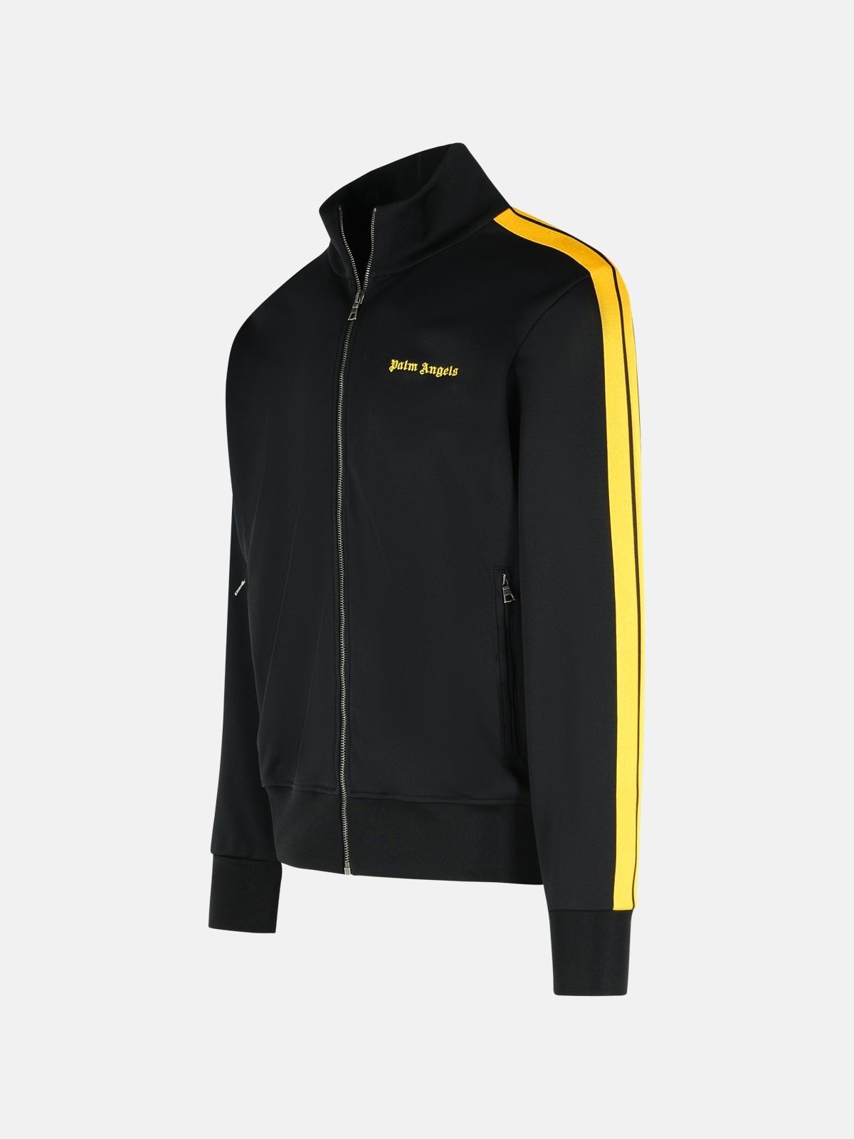 'TRACK' BLACK POLYESTER SWEATSHIRT - 2