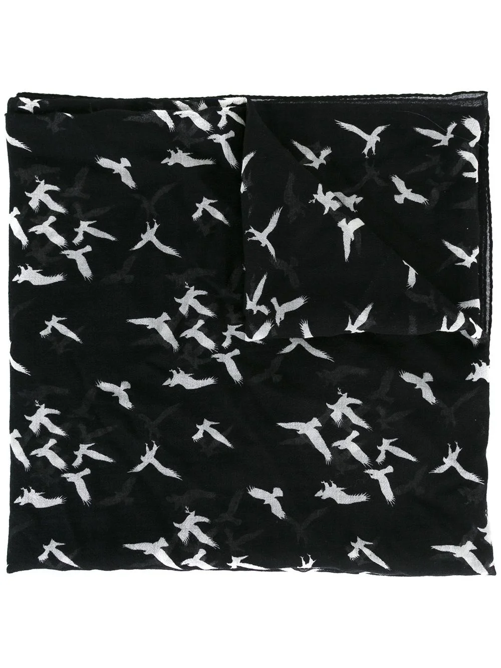 bird print scarf - 1