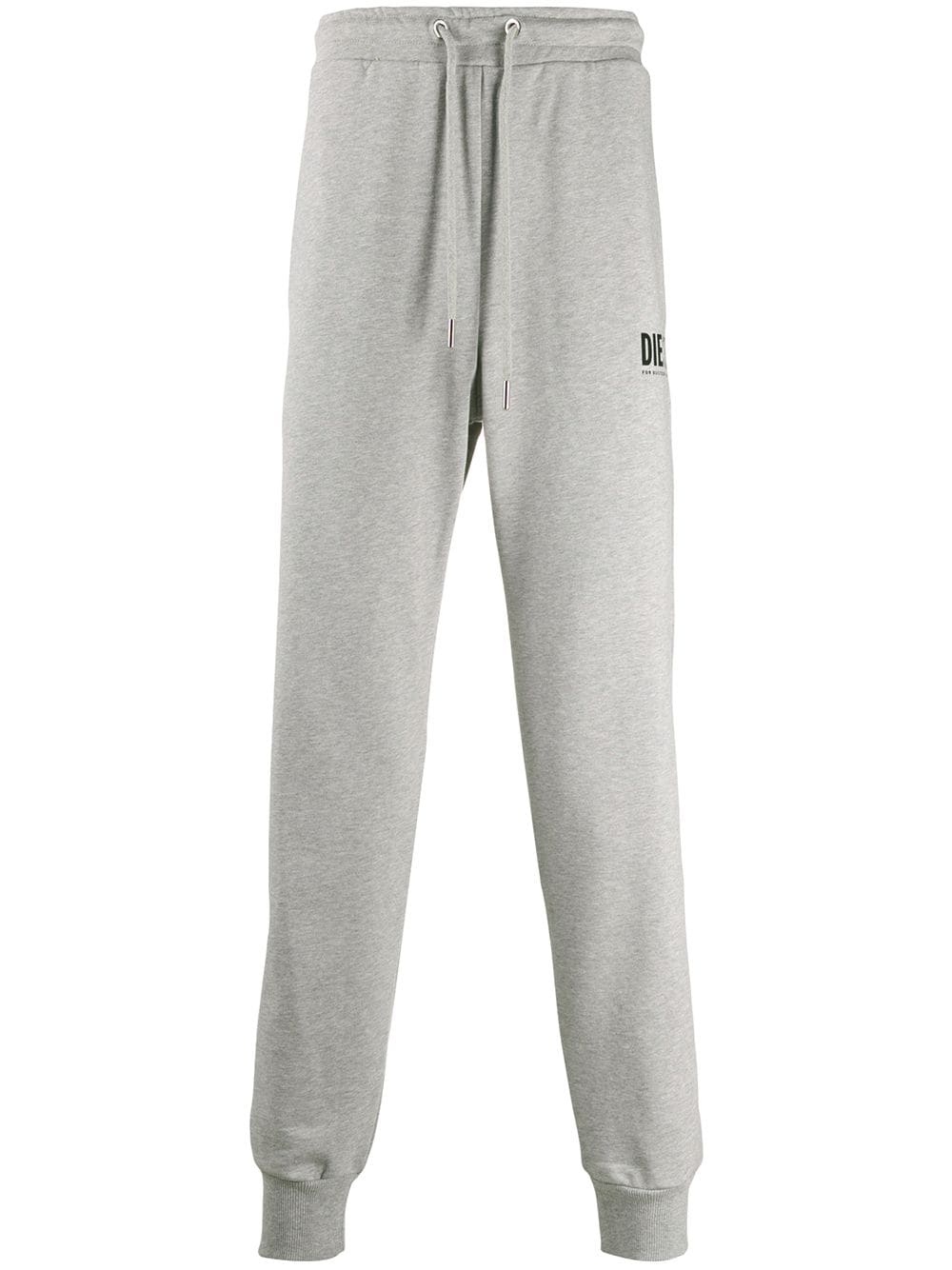 logo print sweatpants - 1