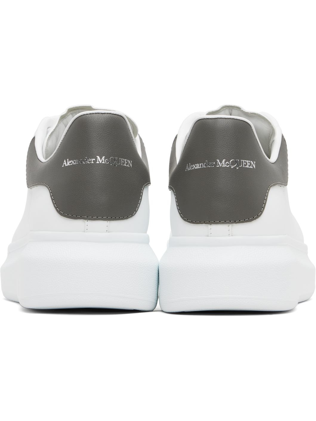 White & Gray Oversized Sneakers - 2