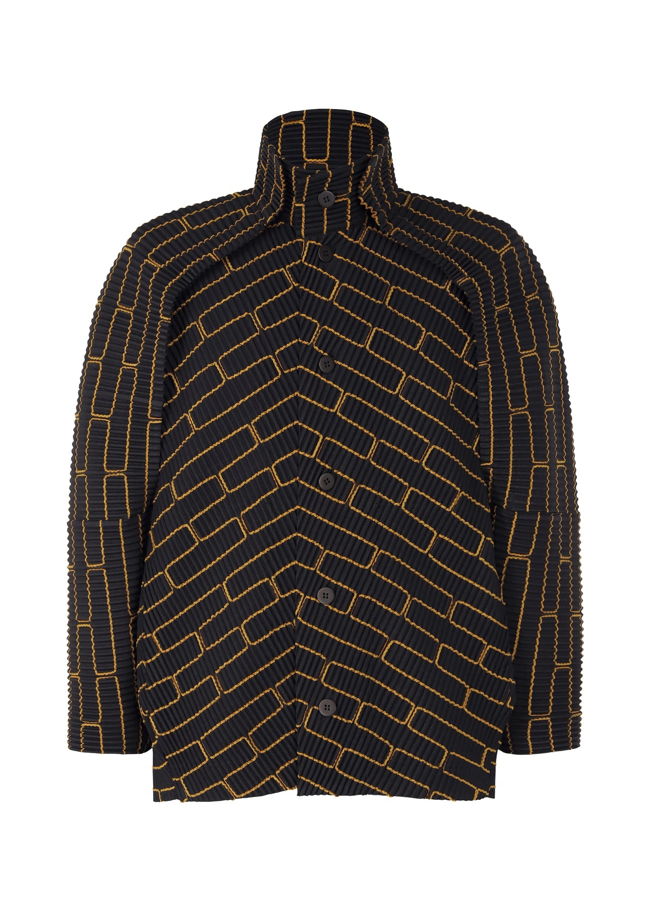 EMBROIDERY PLEATS JACKET - 1