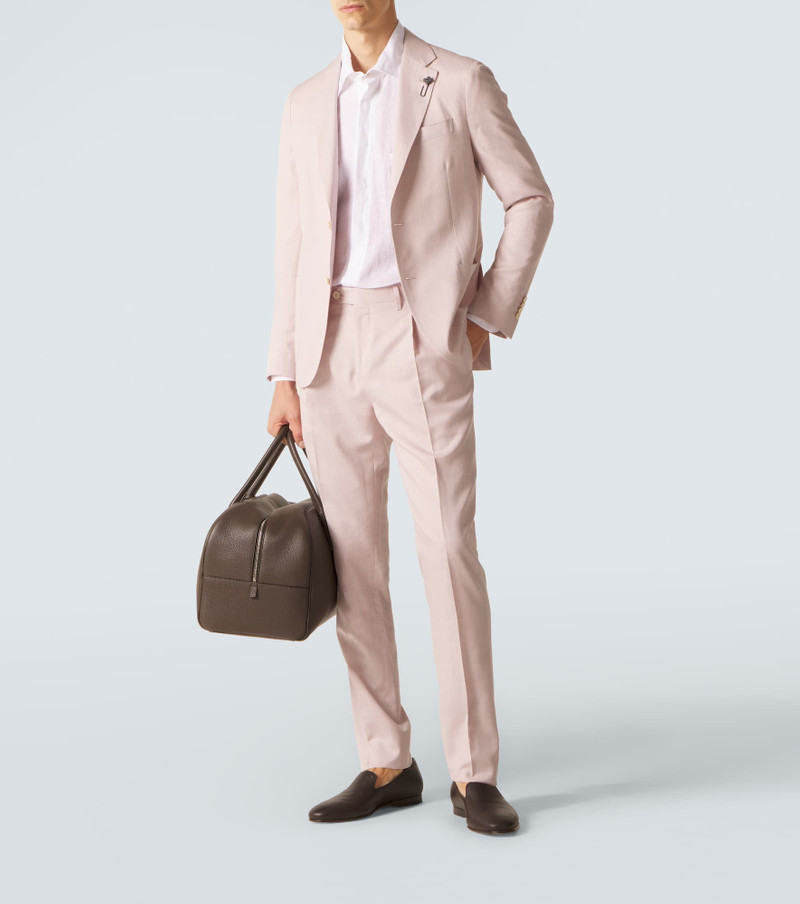 LARDINI Wool, silk, and linen suit outlook
