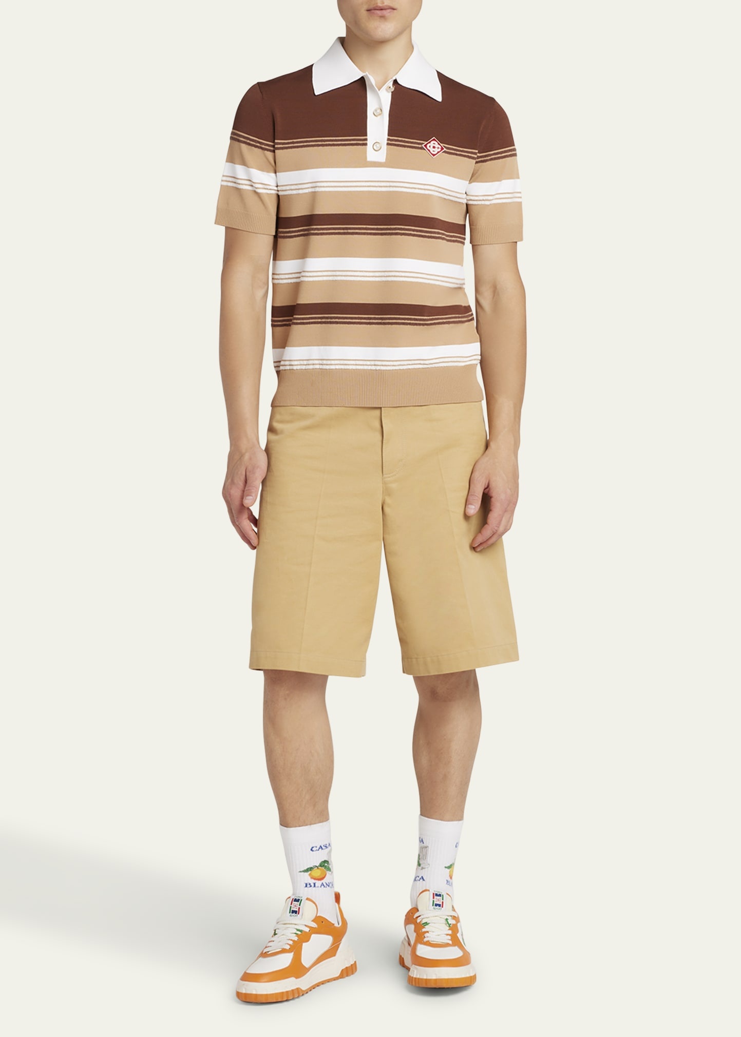 Men's Striped Chicano Polo Shirt - 2