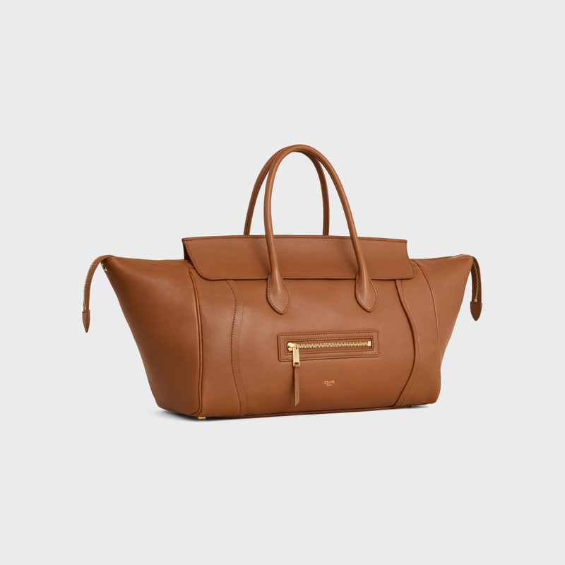 LUGGAGE IN SUPPLE SHINY LAMBSKIN 4
