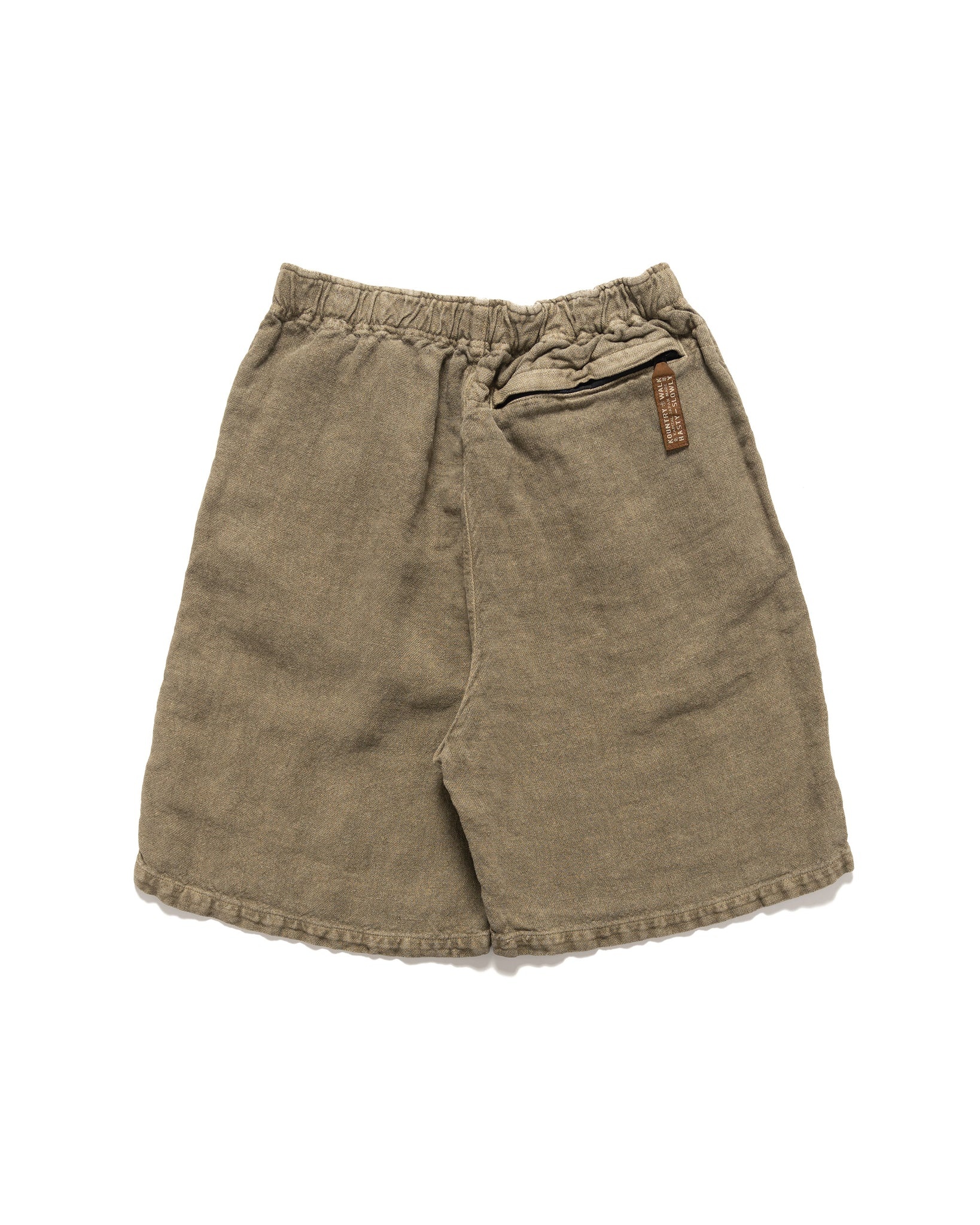 Linen Heavy Canvas EASY Shorts Grey - 5