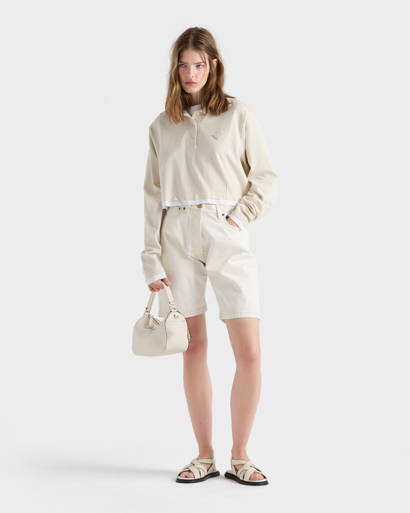 Prada Old denim Bermudas outlook