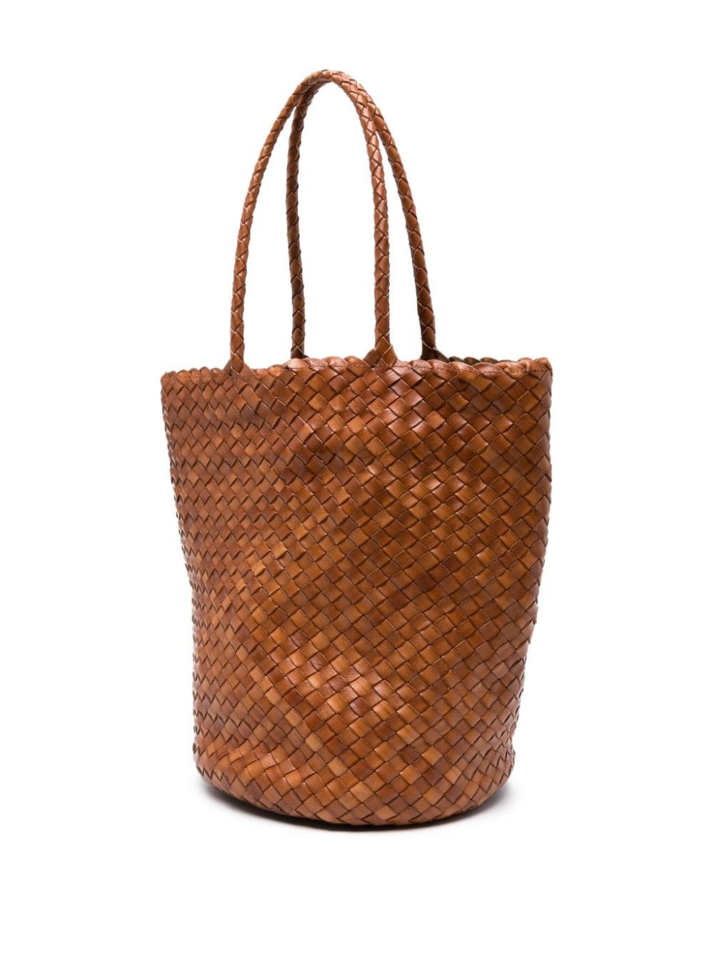 Jacky Bucket woven leather bag - 3