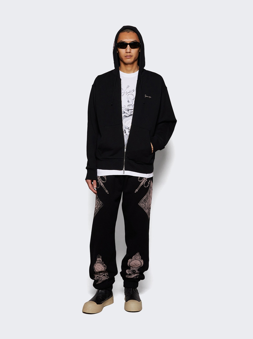 Boxy Fit Hoodie Black - 5