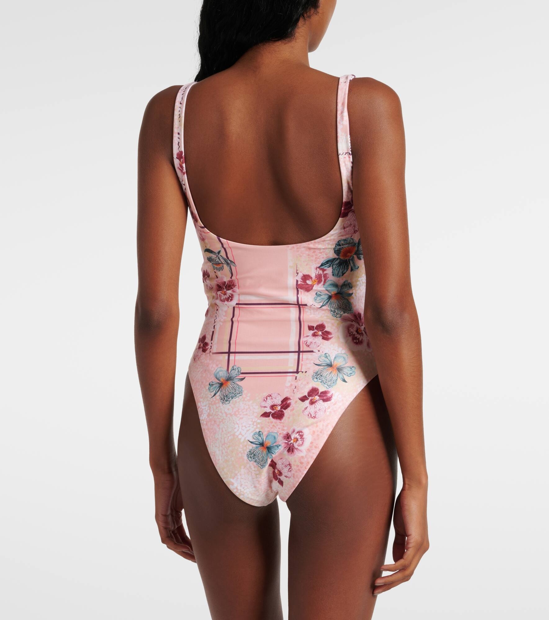 Gema Prado floral-appliqué swimsuit - 3