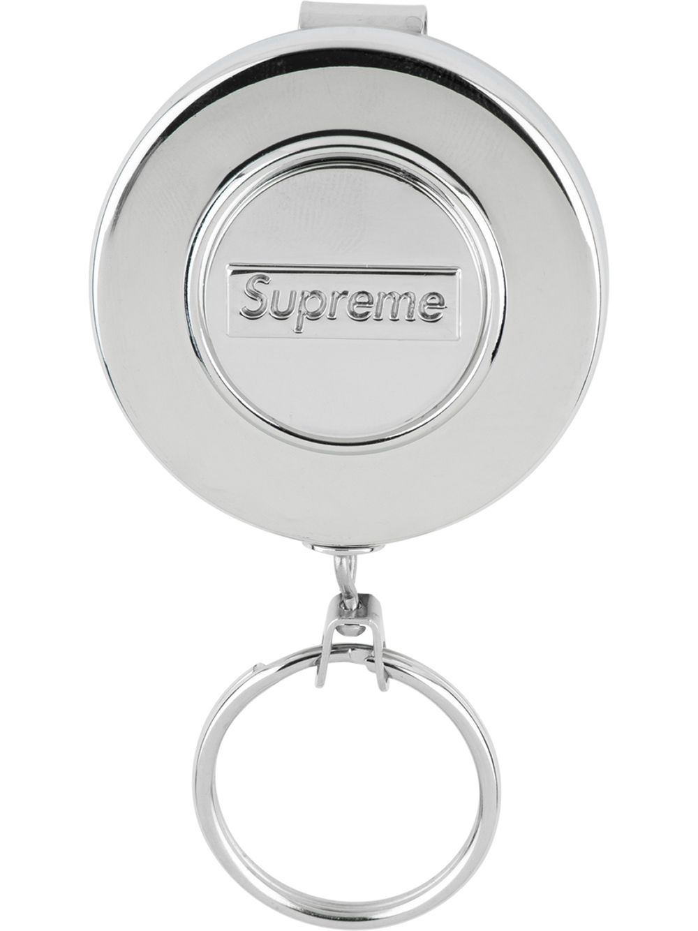 retractable logo keychain - 1