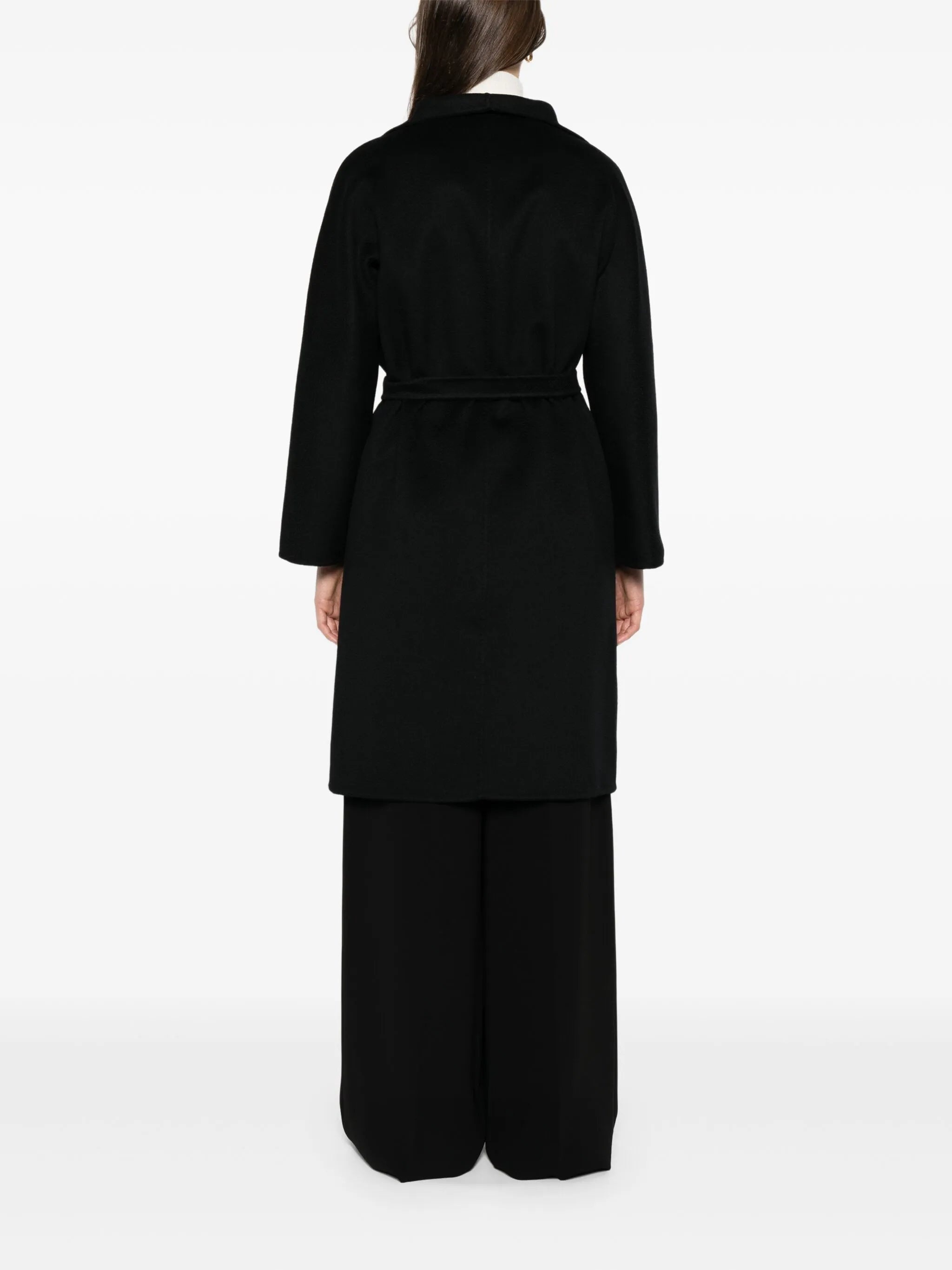 Max Mara Belted Wrap Cashmere Coat - 5