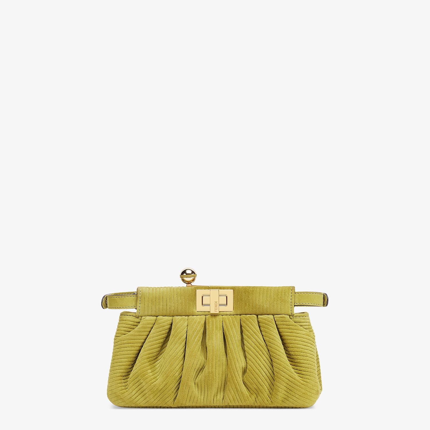 Small green suede bag - 4