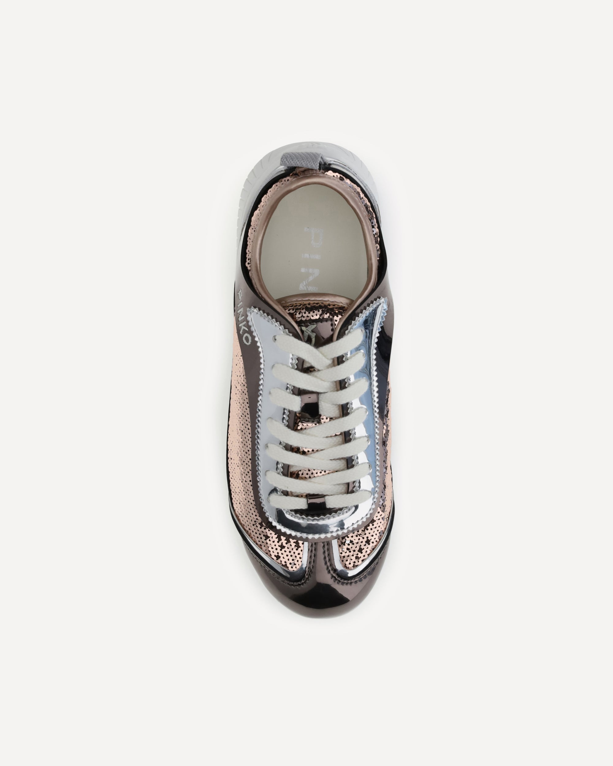 Sequined mirror fabric Reby 10 Sneakers - 4
