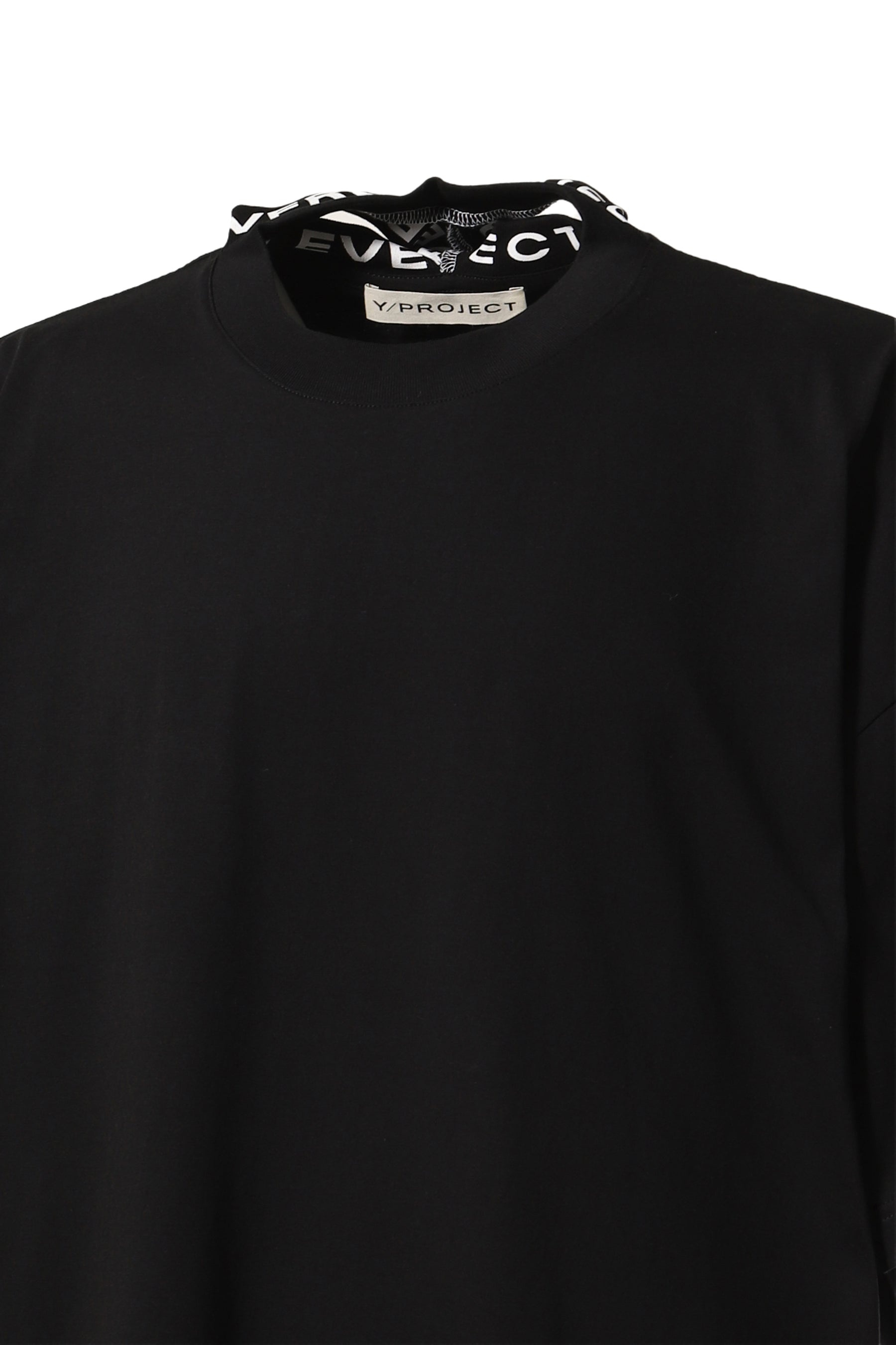 EVERGREEN TRIPLE COLLAR T-SHIRT / BLK - 5