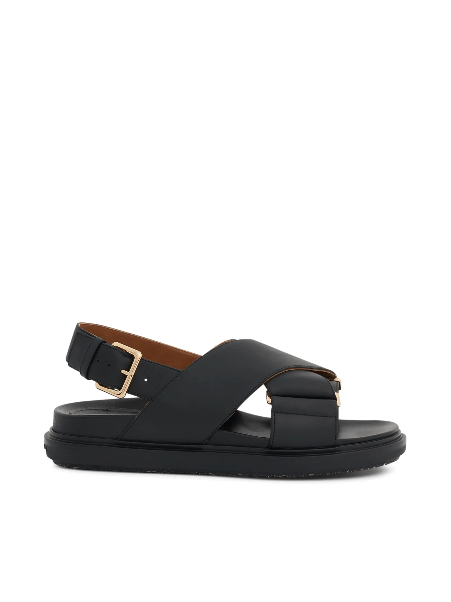 Fussbett Criscross Sandal in Black - 1