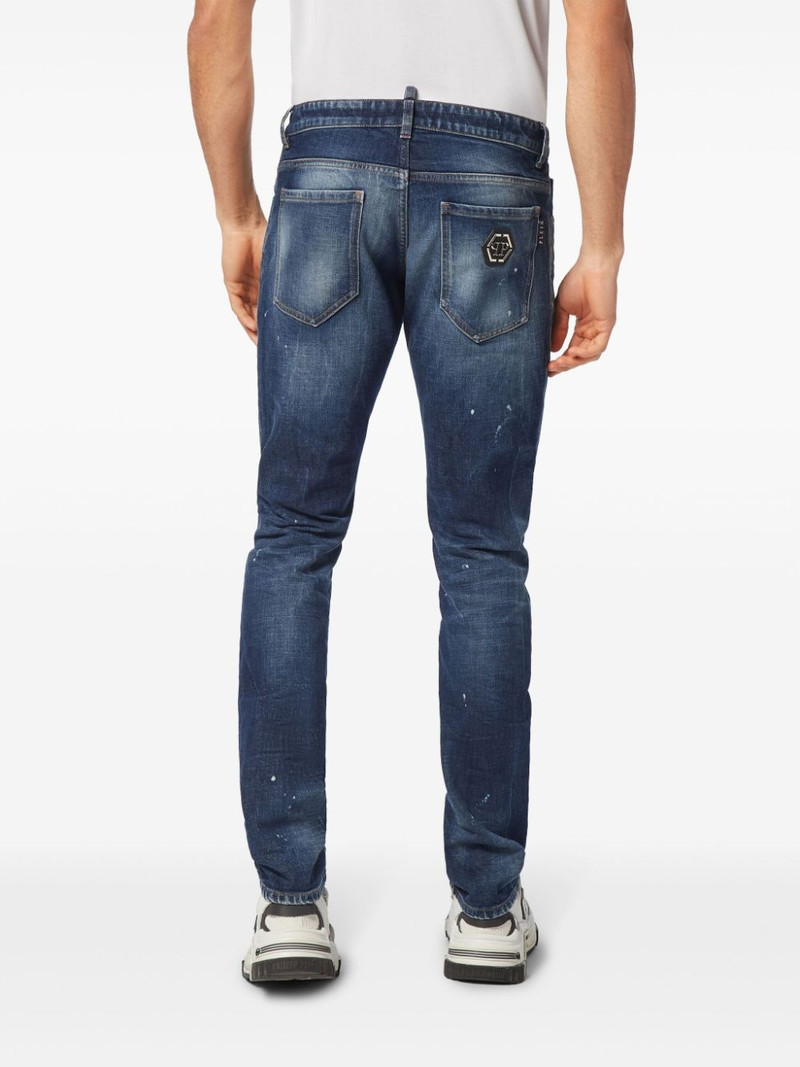 super-straight cut denim jeans 4