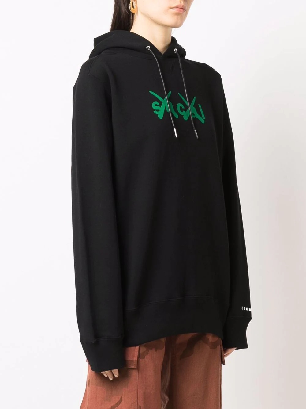 x Kaws logo-print hoodie - 3