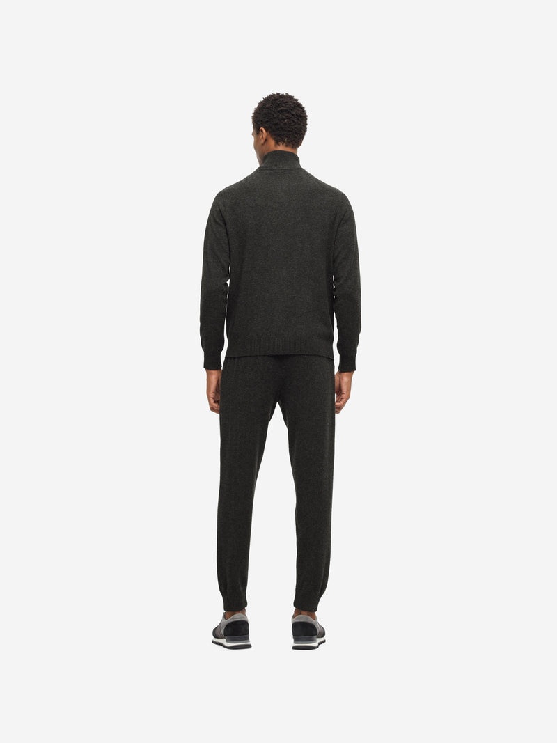 Men's Half-Zip Sweater Finley Cashmere Flint - 4