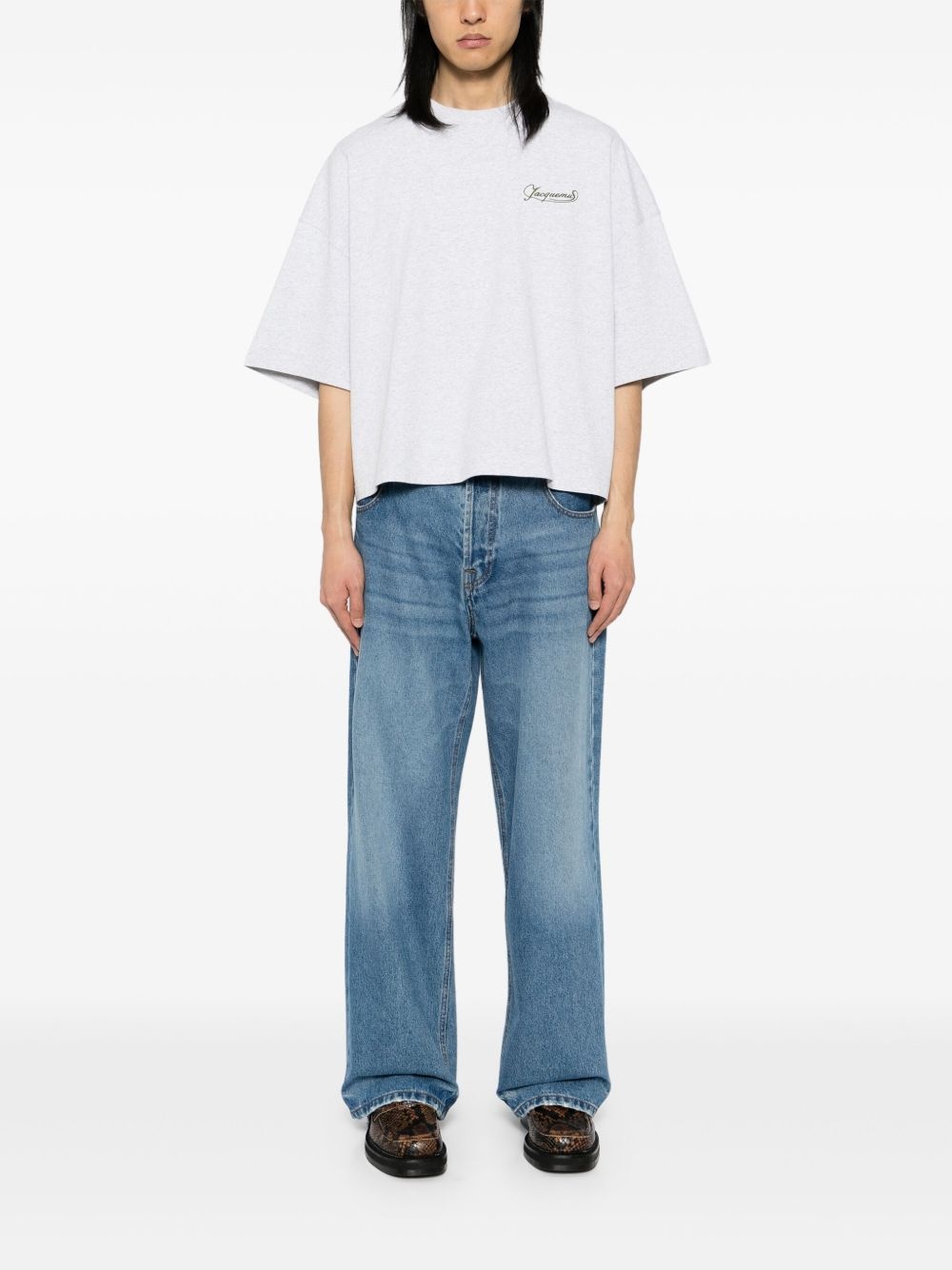 logo-embroidered t-shirt - 2