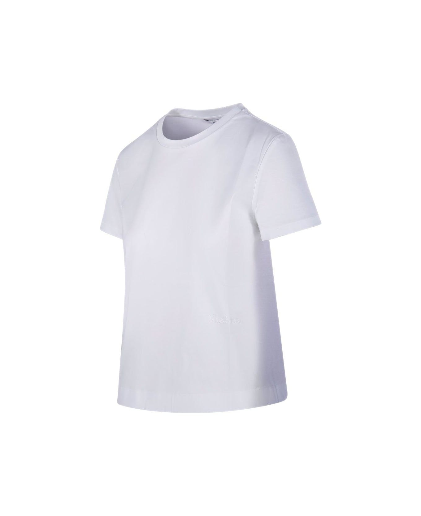 Logo Embroidered Crewneck T-shirt - 3